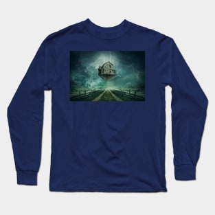 ghost house Long Sleeve T-Shirt